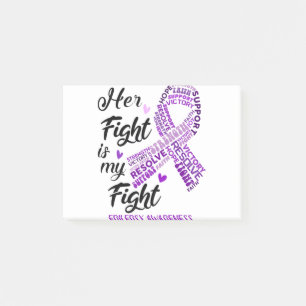 Epilepsy Awareness Her Fight is my Fight Post-it Notes