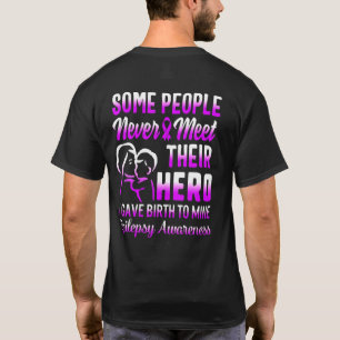 Epilepsy Awareness Hero Seizure Mother Of Epilepti T-Shirt
