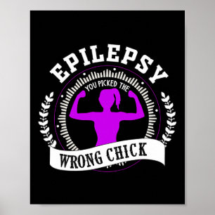 Epilepsy Awareness Is Must For Fighter And Epileps Poster