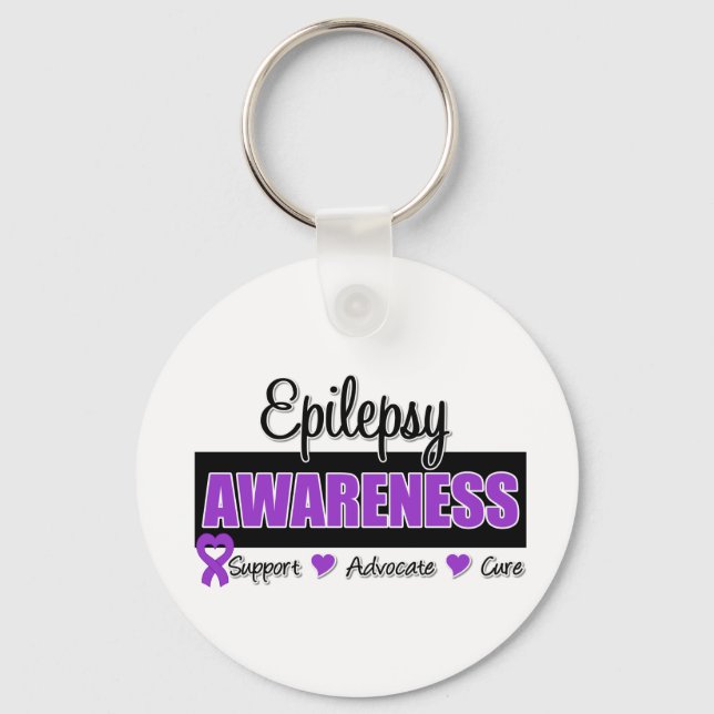 Epilepsy Awareness Key Ring (Front)