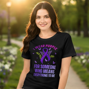 Epilepsy Awareness Loved One Support Tri-Blend Shirt