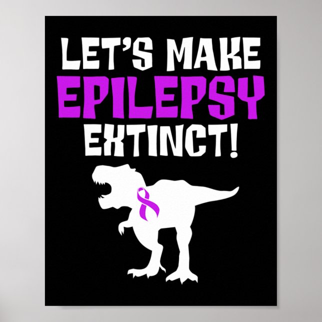 Epilepsy Awareness Make Epileptic Warrior Survivor Poster (Front)