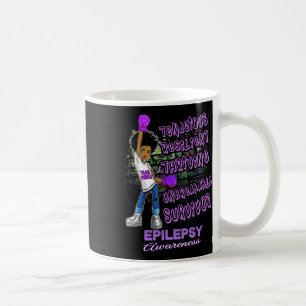 Epilepsy Awareness Melanin Black Women Unbreakable Coffee Mug