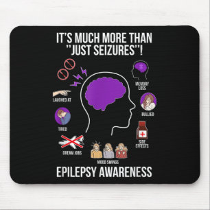 Epilepsy Awareness Month Epilepsy Warrior Mouse Pad