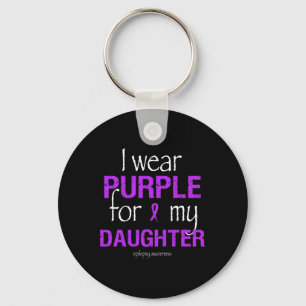 Epilepsy Awareness Month In November We Wear Purpl Key Ring