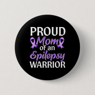 Epilepsy Awareness Month Proud Mum Of An Epilepsy 6 Cm Round Badge