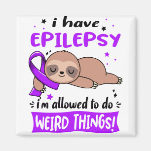 Epilepsy Awareness Month Ribbon Gifts Magnet