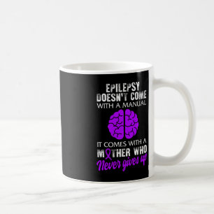 Epilepsy Awareness Mother Purple Ribbon Seizure Di Coffee Mug