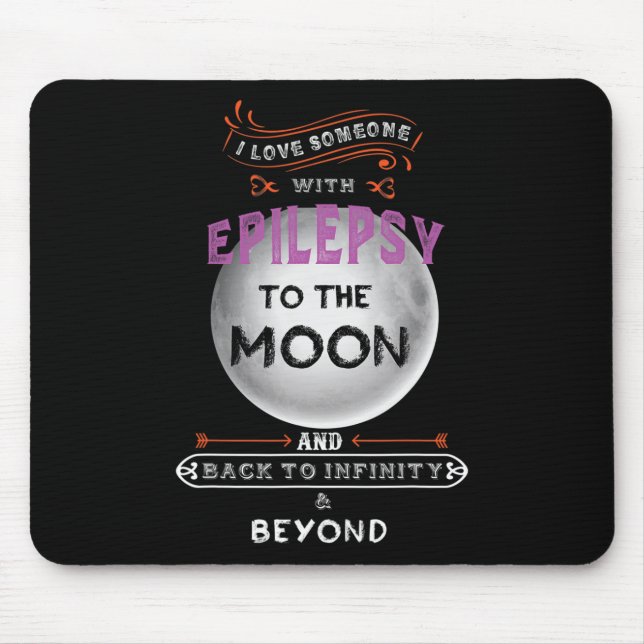Epilepsy Awareness  Mouse Pad (Front)