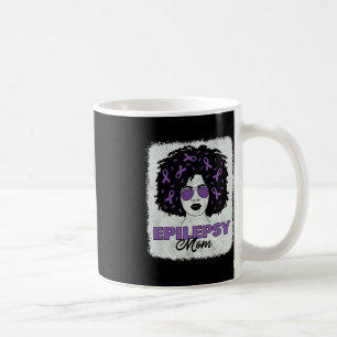 Epilepsy Awareness Mum Afro African American Women Coffee Mug