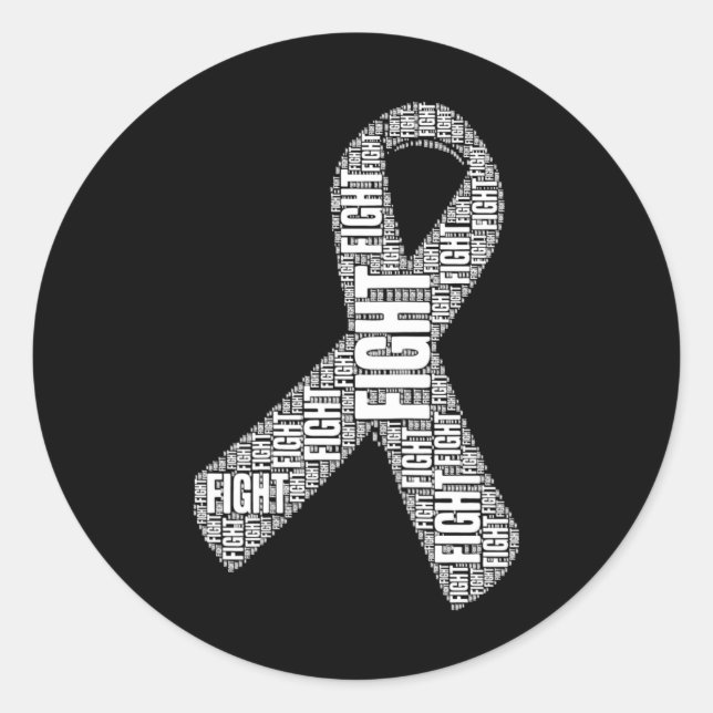 Epilepsy Awareness November Month Fight Against  Classic Round Sticker (Front)