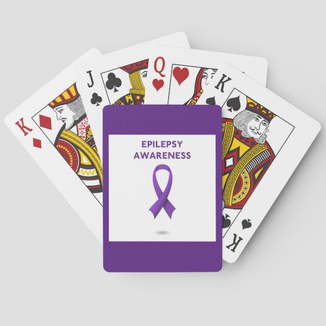 Epilepsy Awareness Playing Cards (Back)