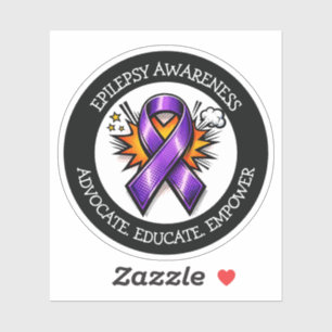 Epilepsy Awareness   Purple Awareness Ribbon