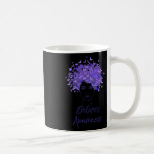 Epilepsy Awareness Purple Butterflies Gift  Coffee Mug