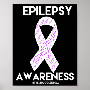 Epilepsy Awareness Purple Month Kids Poster