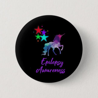 Epilepsy Awareness Purple Ribbon 2 6 Cm Round Badge