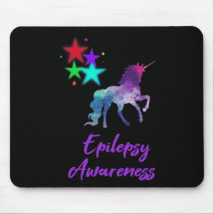 Epilepsy Awareness Purple Ribbon 2 Mouse Pad