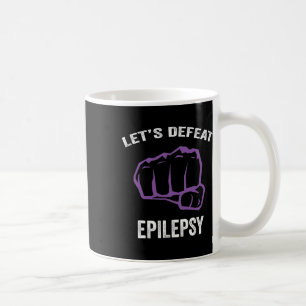 Epilepsy Awareness Purple Ribbon - Epilepsy Awaren Coffee Mug