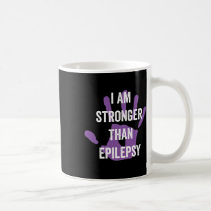 Epilepsy Awareness Purple Ribbon - Epilepsy Awaren Coffee Mug