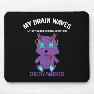 Epilepsy Awareness Purple Ribbon - Epilepsy Awaren Mouse Pad