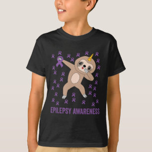 Epilepsy Awareness Purple Ribbon - Epilepsy Awaren T-Shirt