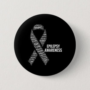 Epilepsy Awareness Respect Care Advocacy Equality 6 Cm Round Badge