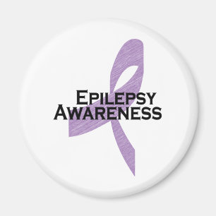 epilepsy awareness ribbon magnet