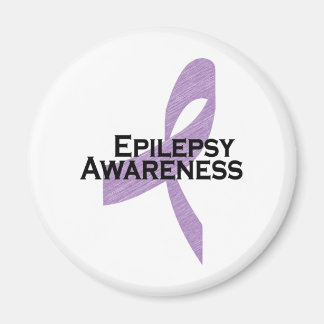 epilepsy awareness ribbon magnet