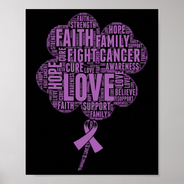 Epilepsy Awareness Ribbon  Poster (Front)