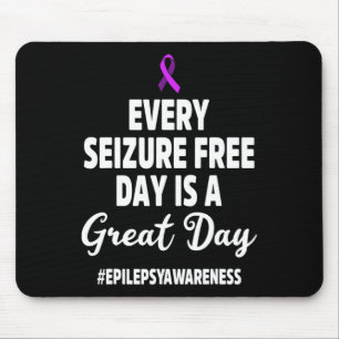 Epilepsy Awareness Seizure Free Epileptic Warrior  Mouse Pad