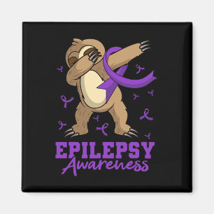 Epilepsy Awareness Sloth Dabbing Epileptic Epileps Magnet