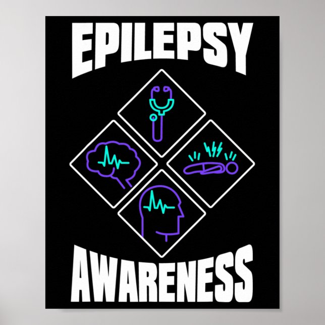 Epilepsy Awareness Specialise Epileptic Warrior Su Poster (Front)
