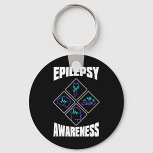 Epilepsy Awareness Specialize Epileptic Warrior Su Key Ring