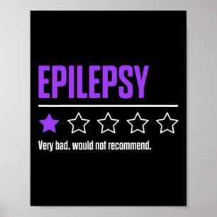 Epilepsy Awareness Succeed Epileptic Warrior Survi Poster