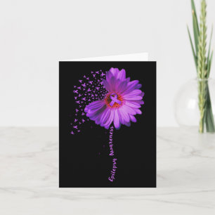 Epilepsy Awareness Sunflower Ribbon Gift Card