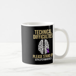 Epilepsy Awareness Technical Epileptic Warrior Sur Coffee Mug