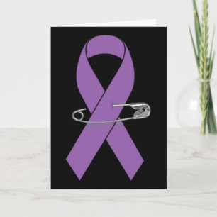 Epilepsy Awareness Walk Supporter Ribbon  Card