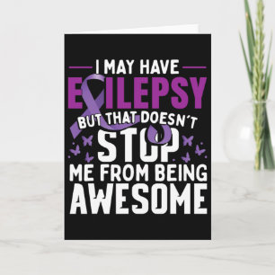 Epilepsy Awareness Warrior 1 Card