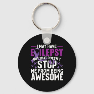 Epilepsy Awareness Warrior 1 Key Ring