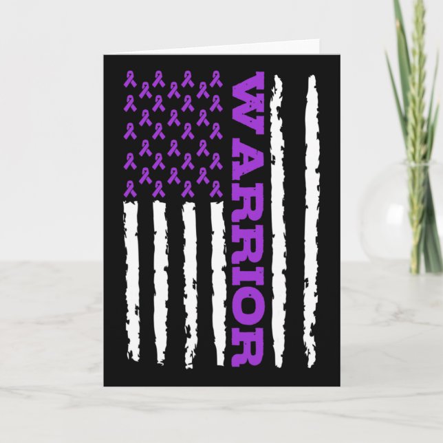 Epilepsy Awareness Warrior  Card (Front)