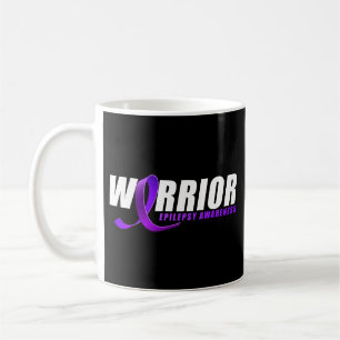 Epilepsy Awareness  Warrior Ribbon Coffee Mug