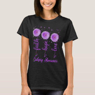 epilepsy faith hope love daisy flower T-Shirt