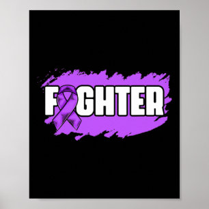 Epilepsy Fighter Epilepsy Survivor Epilepsy Awaren Poster