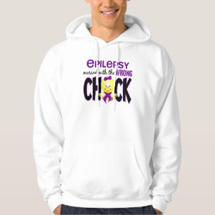 Epilepsy Messed With The Wrong Chick Hoodie