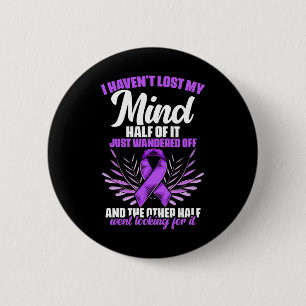 Epilepsy Mind - Epilepsy Survivor Epilepsy Awarene 6 Cm Round Badge
