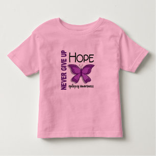Epilepsy Never Give Up Hope Butterfly 4.1 Toddler T-Shirt