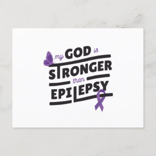 Epilepsy quote postcard