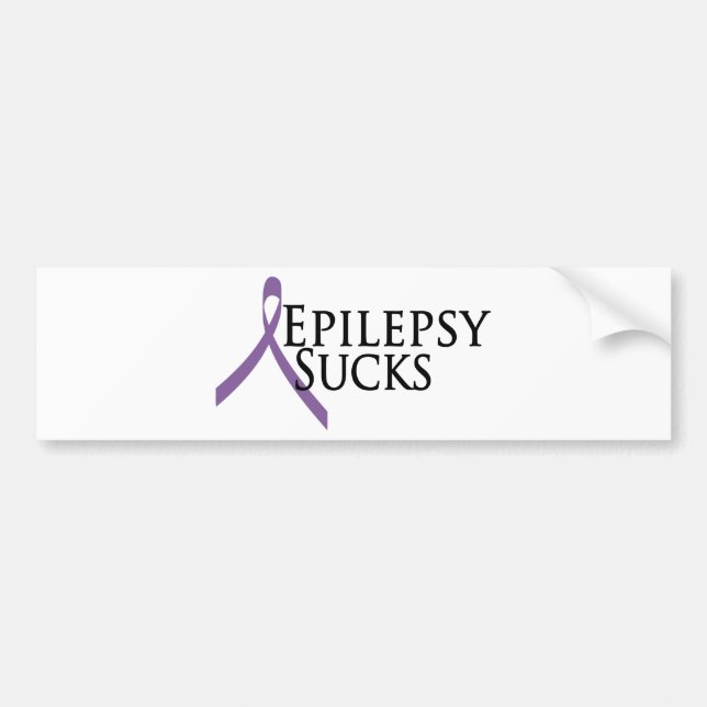 Epilepsy Sucks Bumper Sticker (Front)