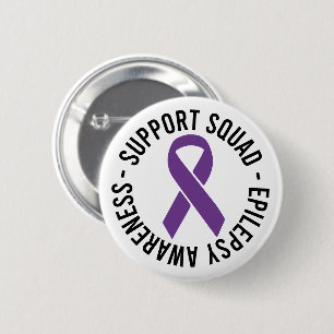 Epilepsy Support Squad Awareness Gift 6 Cm Round Badge