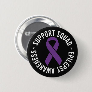 Epilepsy Support Squad Awareness Gift 6 Cm Round Badge